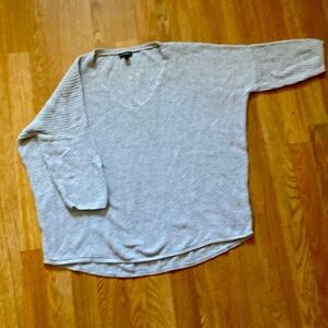 Express Sweater Tan With Elbow Length Sleeves Size L